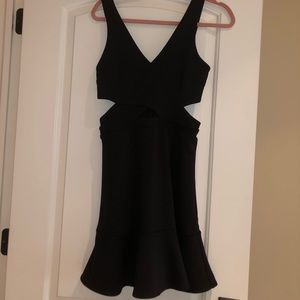 Black cutout dress